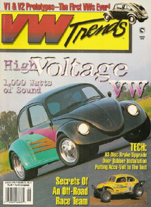 VW TRENDS 1996 AUG - V1 & V2 HISTORY, SWEET ‘64 21 WINDOW, A3 BRAKE UPGRADE